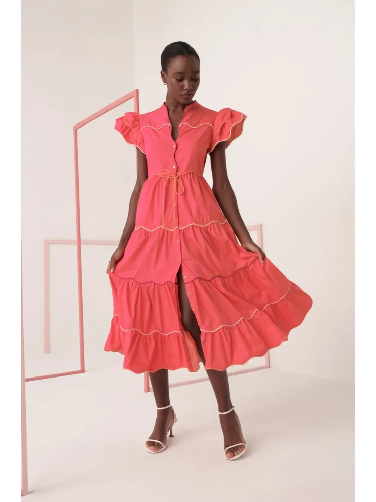 Celia B Baba Cay Pink Dress