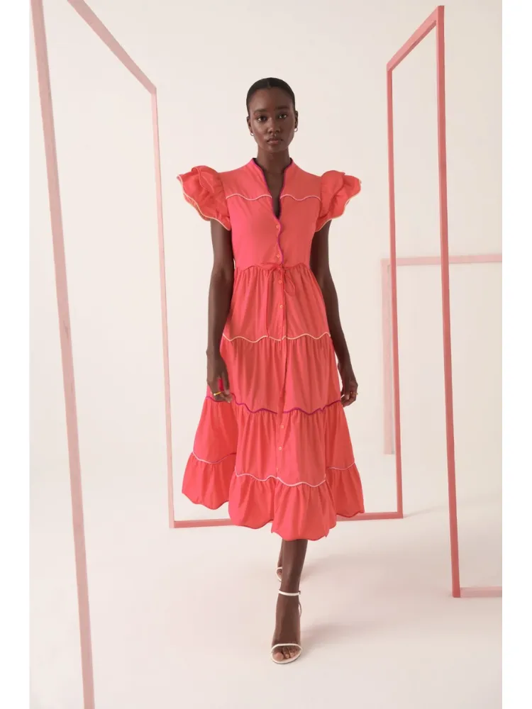 Celia B Baba Cay Pink Dress