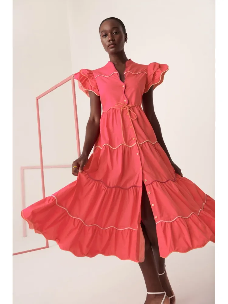 Celia B Baba Cay Pink Dress