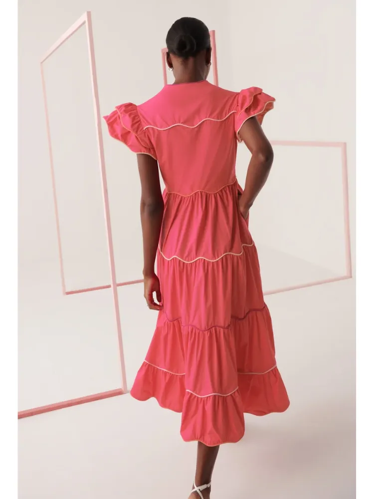 Celia B Baba Cay Pink Dress