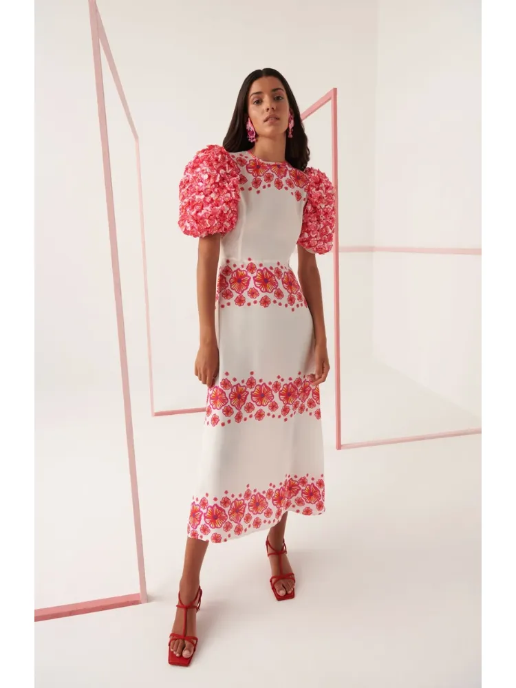 Celia B Natura Floral Dress Multi