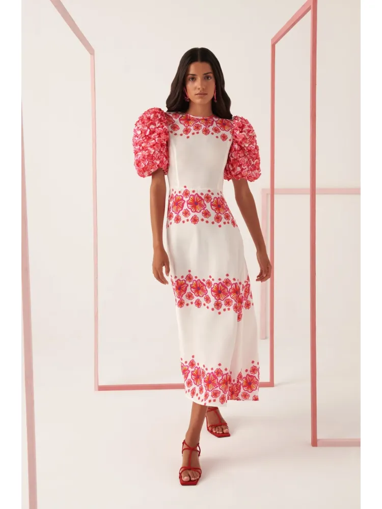 Celia B Natura Floral Dress Multi