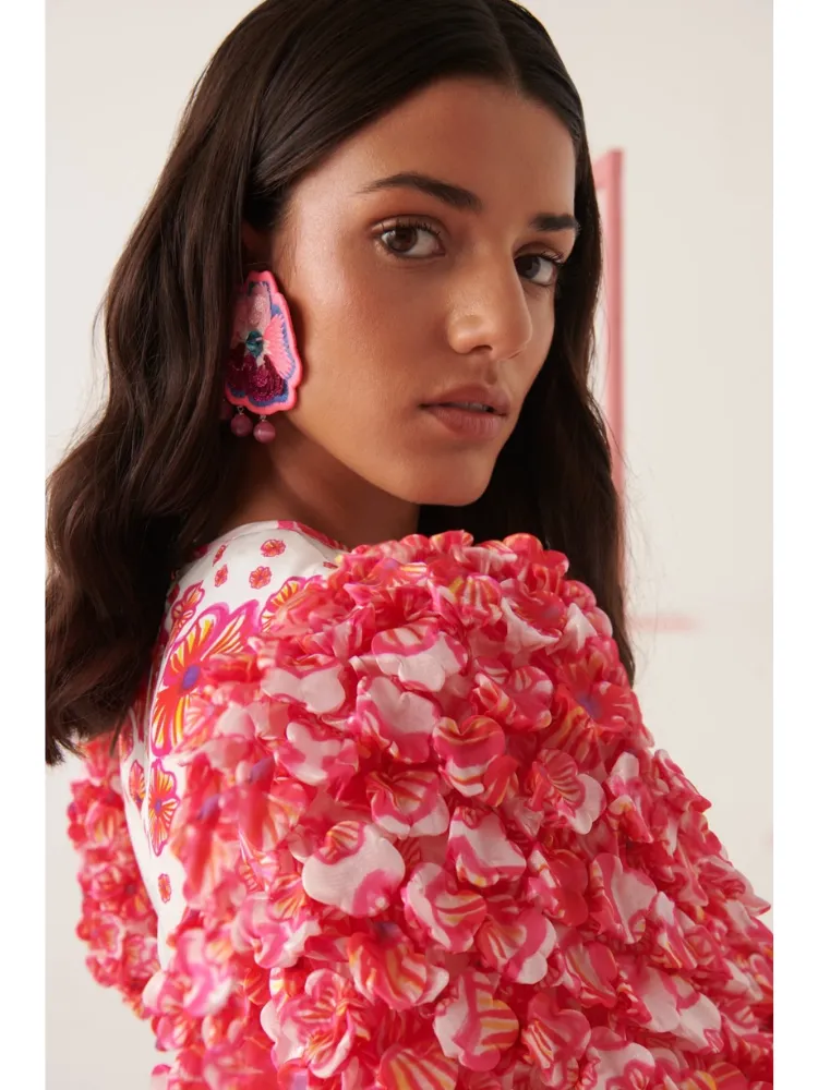 Celia B Natura Floral Dress Multi