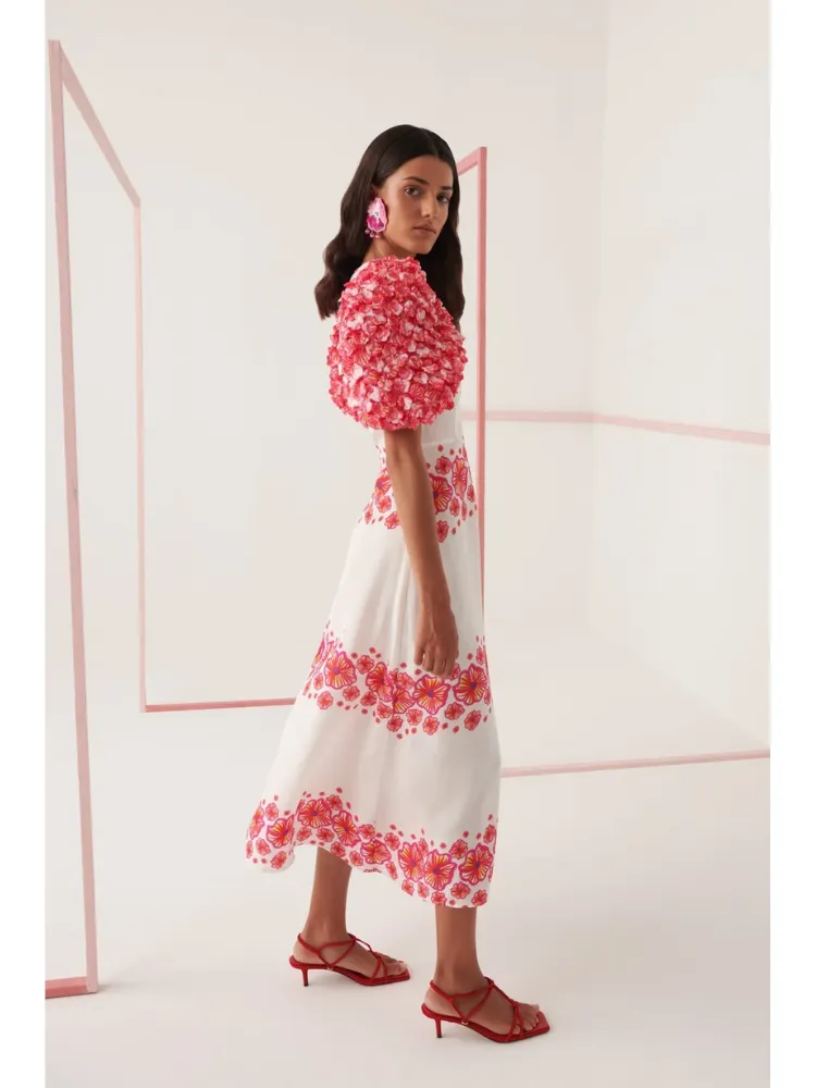 Celia B Natura Floral Dress Multi
