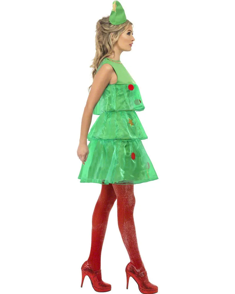 Christmas Tree Tutu Womens Costume