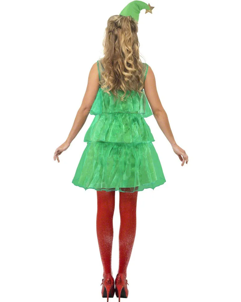 Christmas Tree Tutu Womens Costume