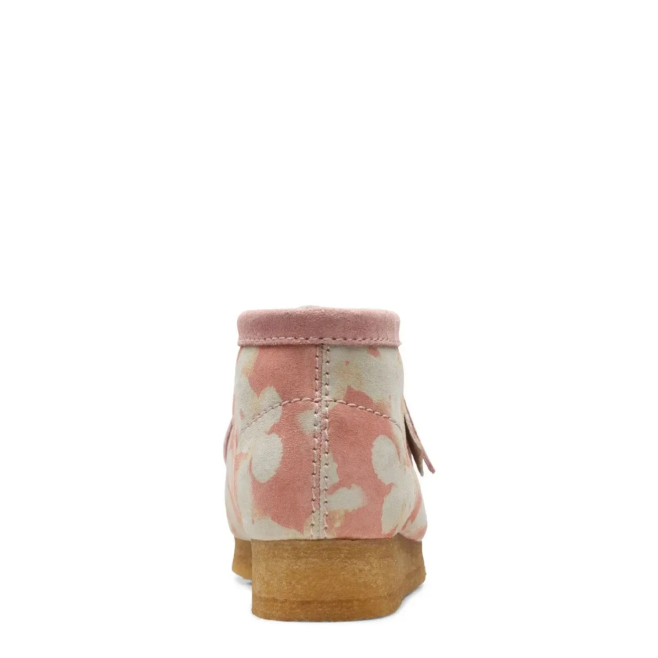 Clarks Originals Womens Wallabee Boot Pink Floral