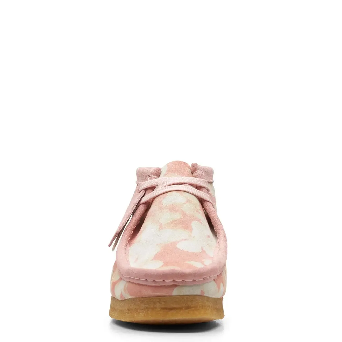 Clarks Originals Womens Wallabee Boot Pink Floral