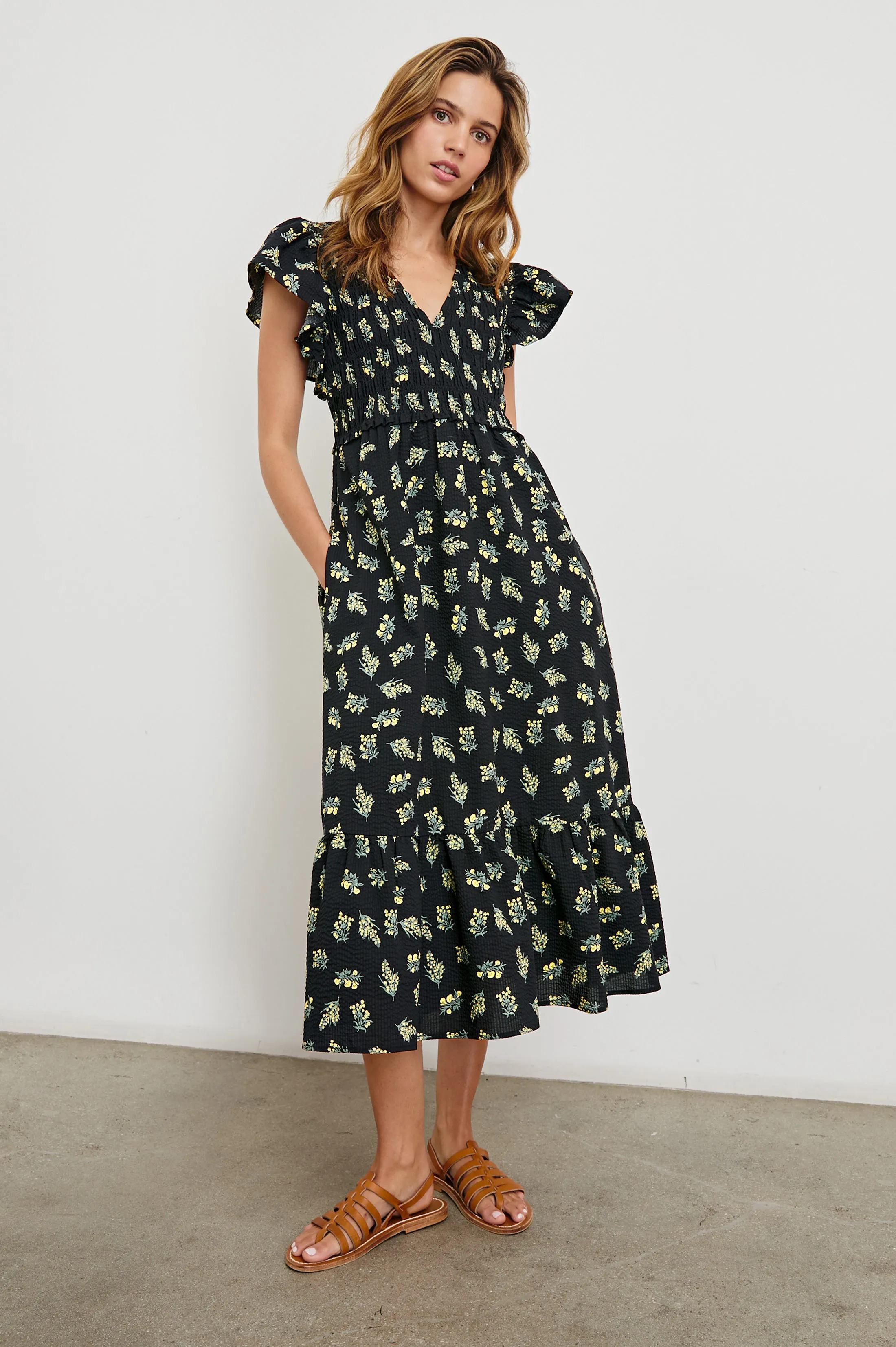 CLEMENTINE DRESS - DARK AMARYLLIS Rails