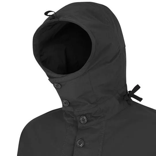 CP Company Black Button Popover Jacket