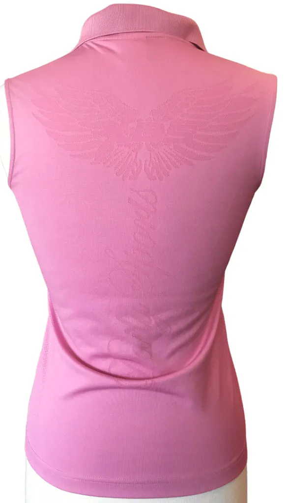 Daily Sports Rose Pink Sleeveless Polo size S  MSP$95