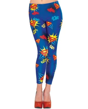 DC Super Hero Mix and Match Womens Supergirl Leggings