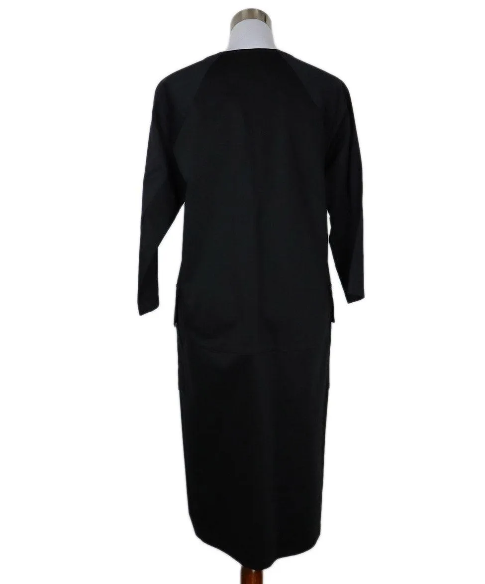 Dries Van Noten Black Cotton Dress sz 6