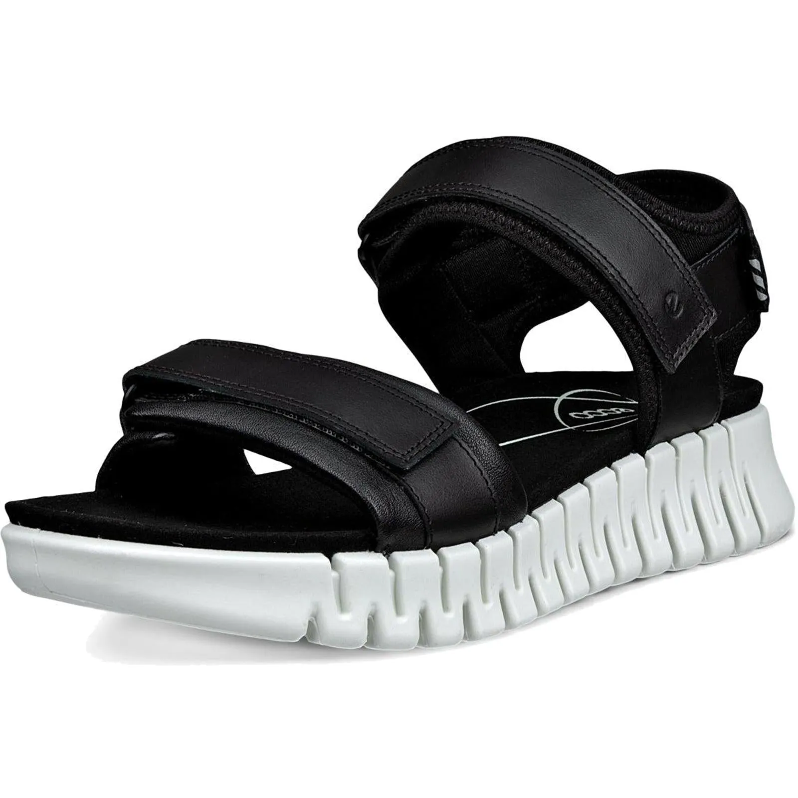 ECCO Womens Gruuv Sol Leather Sandals
