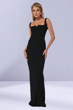 EFFIE KATS Womens Natalya Gown - Black