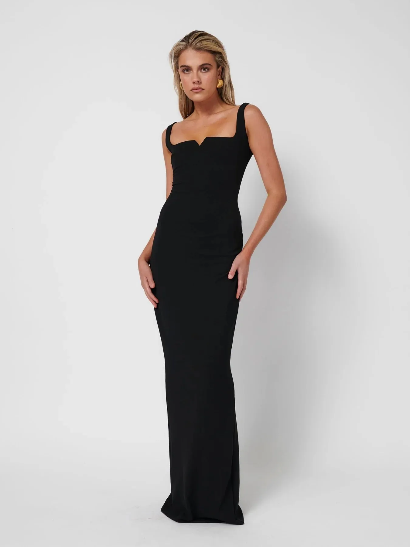 EFFIE KATS Womens Natalya Gown - Black