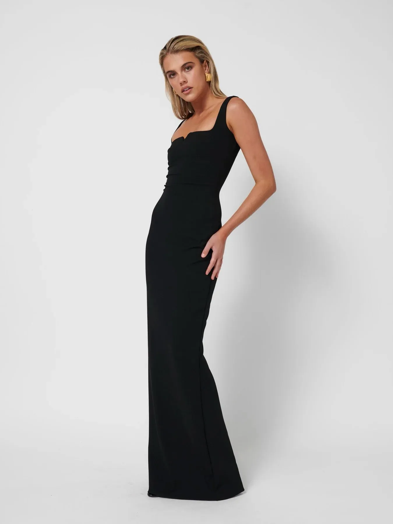 EFFIE KATS Womens Natalya Gown - Black