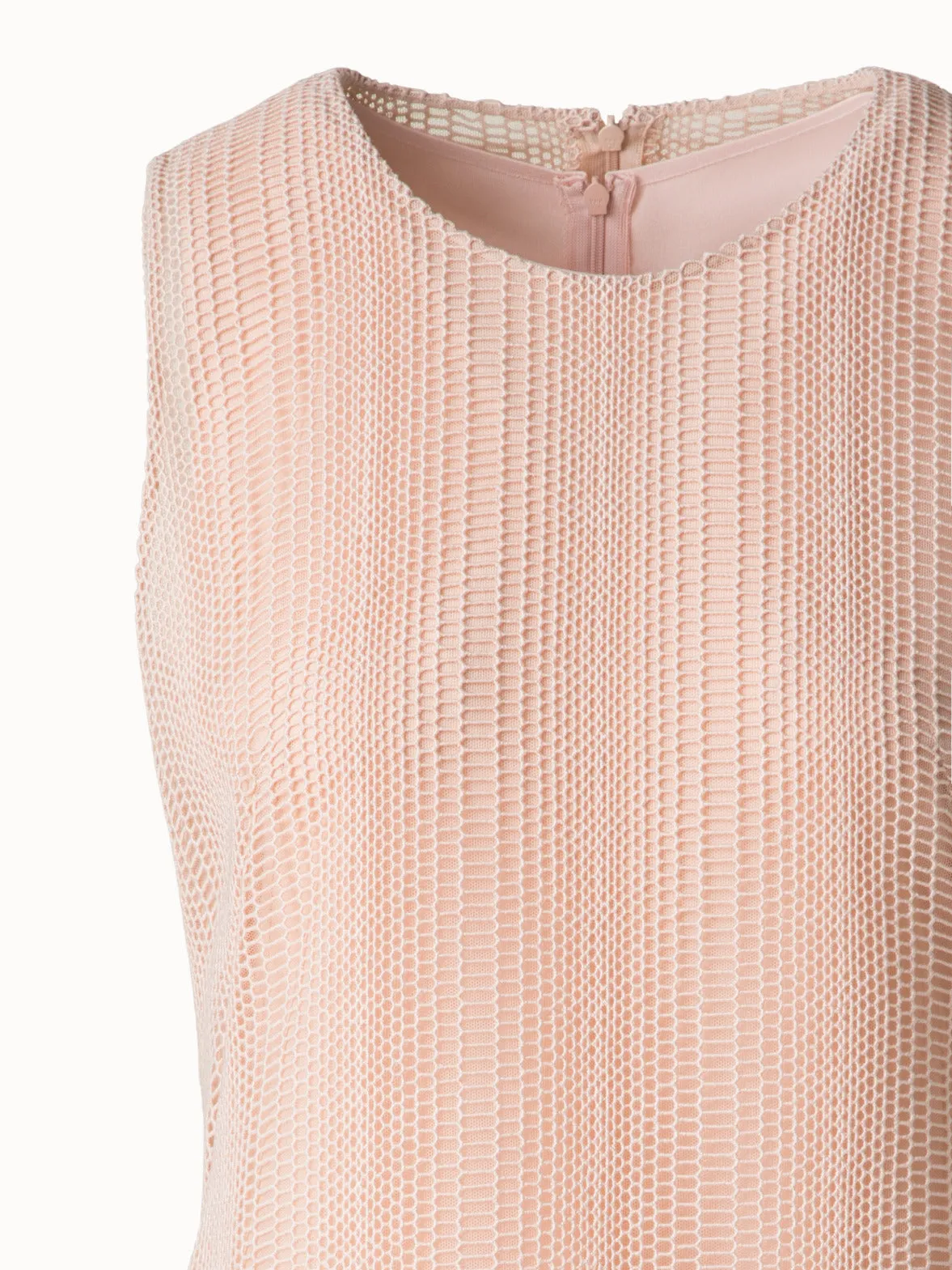 Embroided Cocktail Dress with Waves 