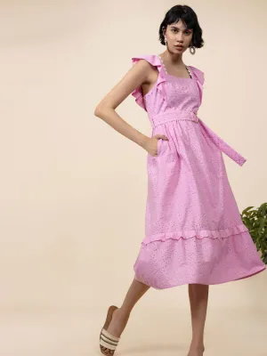 Emily Lovelock Patricia Dress Fondant Pink