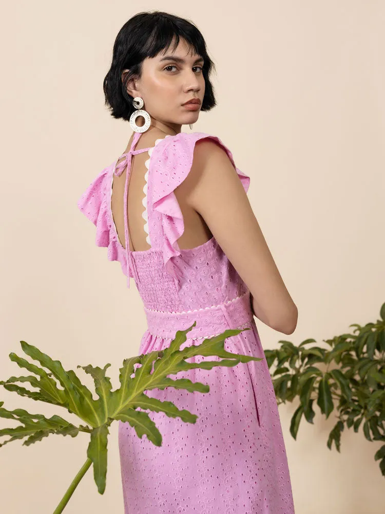 Emily Lovelock Patricia Dress Fondant Pink