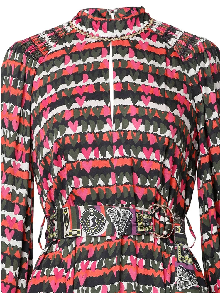 Emily Lovelock Tiffany Dress Pink