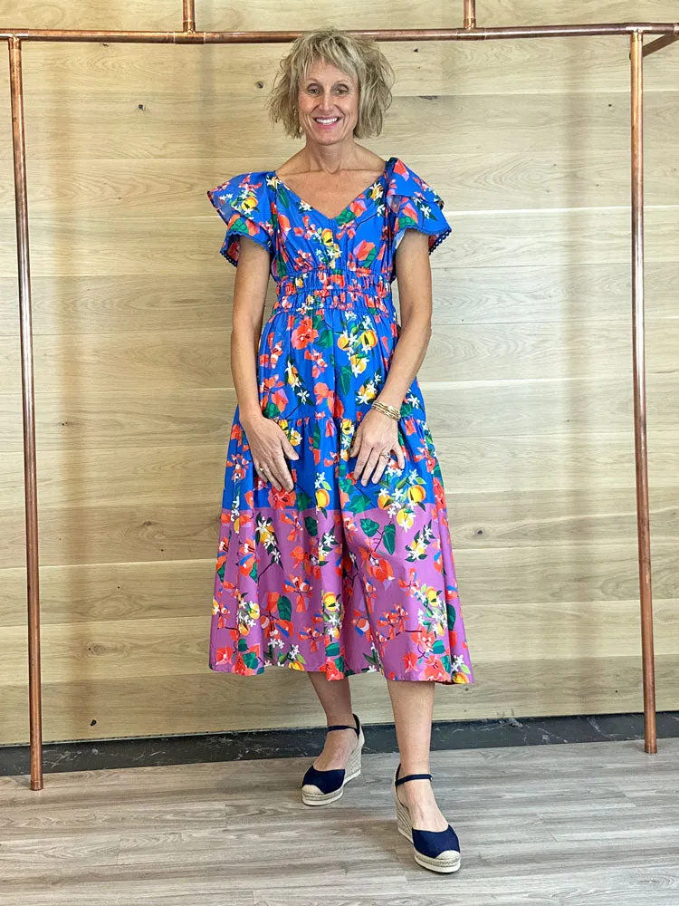 Emily Lovelock Valentina Dress Amparo Blue