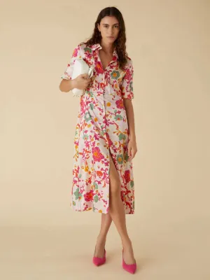Emme Marella Aereo Dress Cream Floral