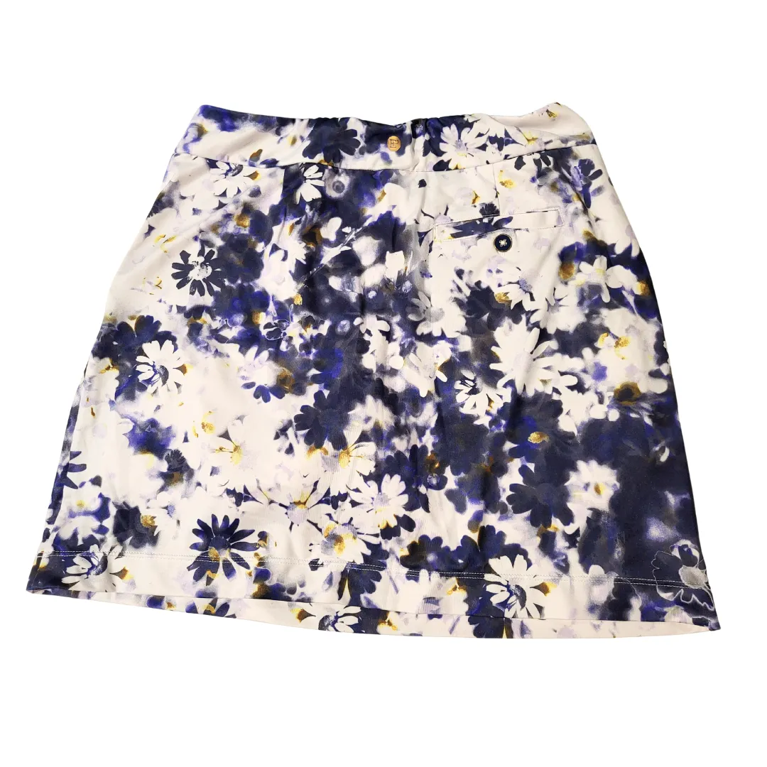 EP New York Navy & Violet Floral Golf Skort Size S MSP$98