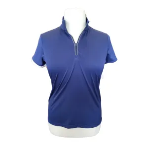 EP New York Navy Blue Short Sleeve Top Size L MSP$79