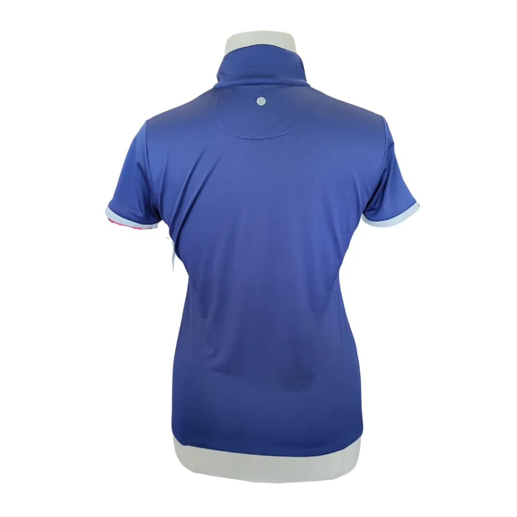 EP New York Navy Blue Short Sleeve Top Size L MSP$79