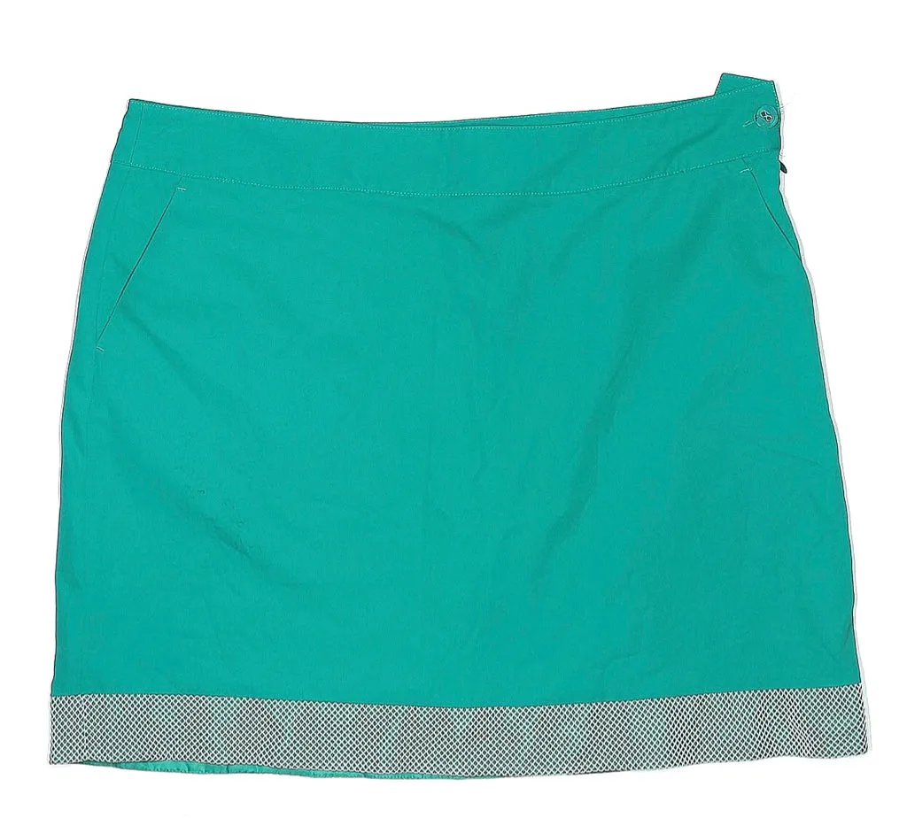 EP Pro Jade Green Skort w/ White Mesh Trim Size 16. MSP$88