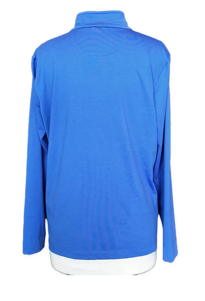 EP Pro Tour Tech Periwinkle Zip Mock Pullover w/ Logo Size XL MSP$