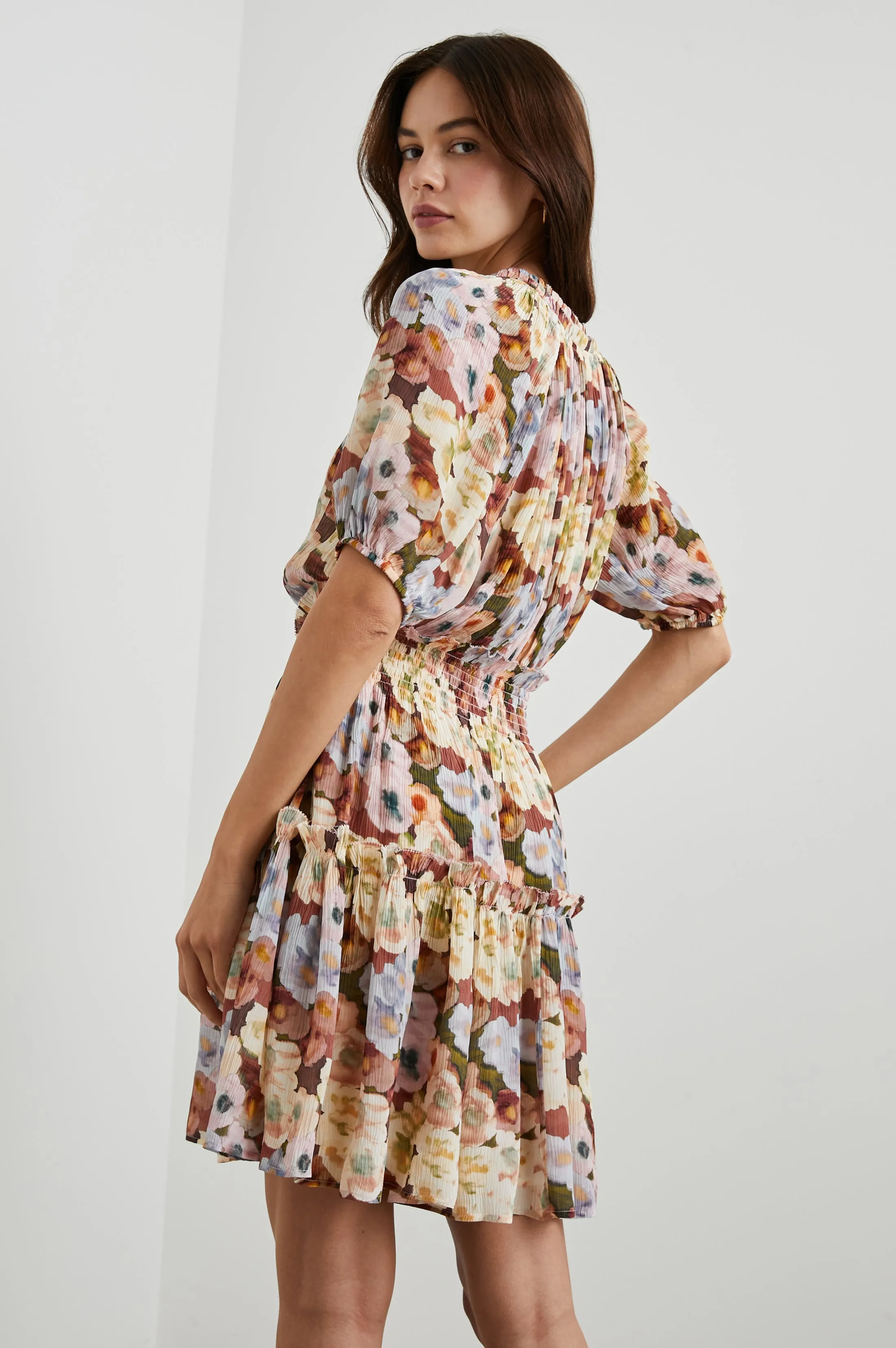 FIORELLA DRESS - PAINTED FLORAL Rails