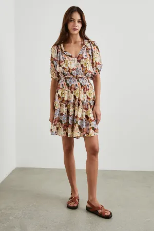 FIORELLA DRESS - PAINTED FLORAL Rails