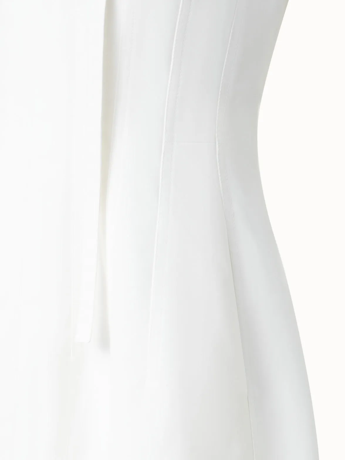 Fit-and-Flare Cotton Midi Dress with Bow 