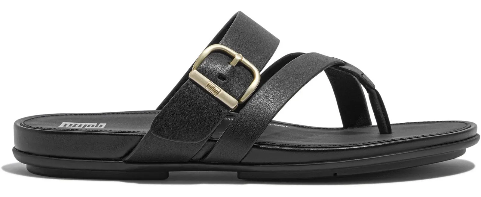 FitFlop Gracie Buckle Womens Leather Toe Post Sandal