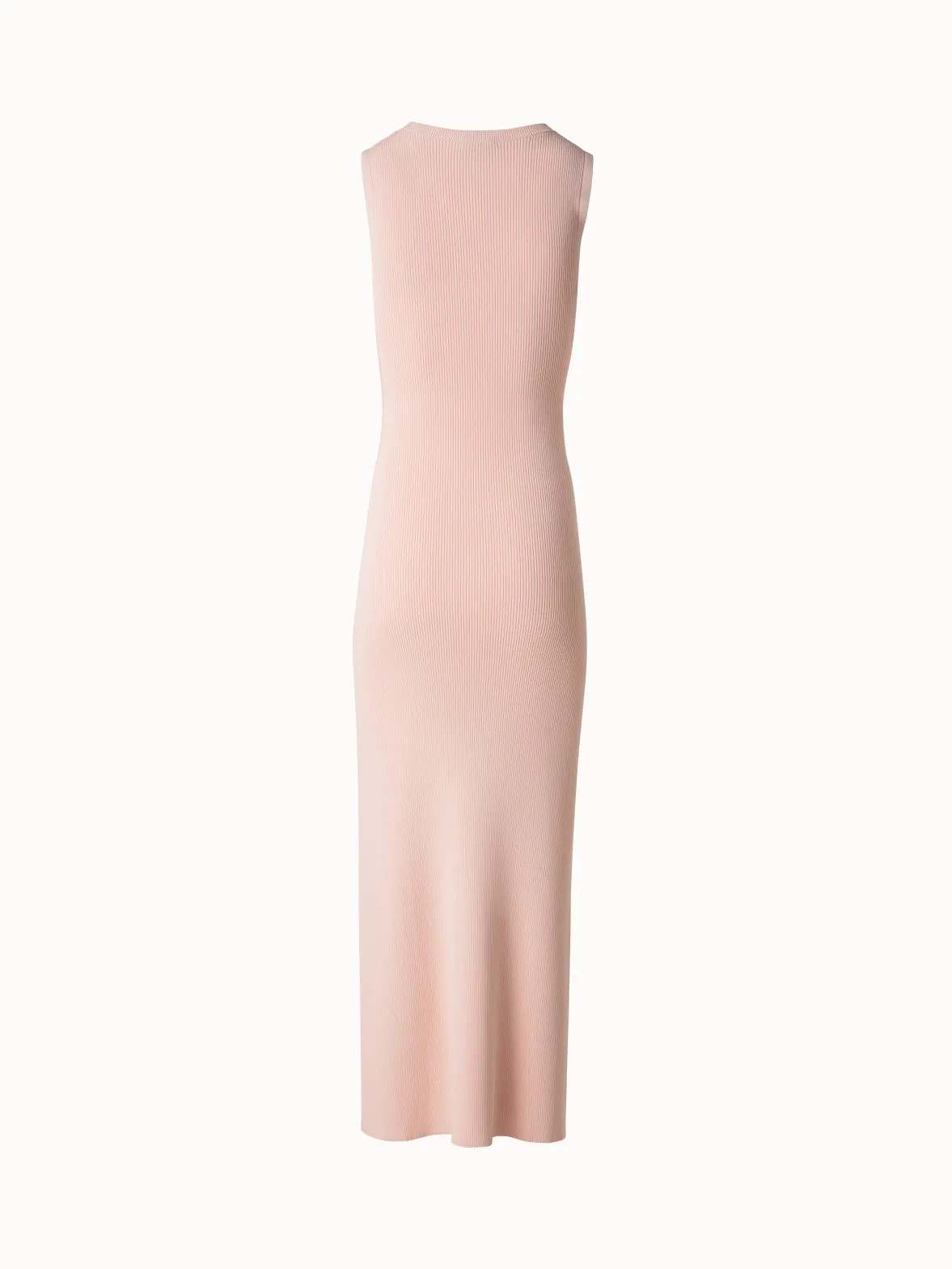 Fitted Tube Knit Dress with Side Slit 