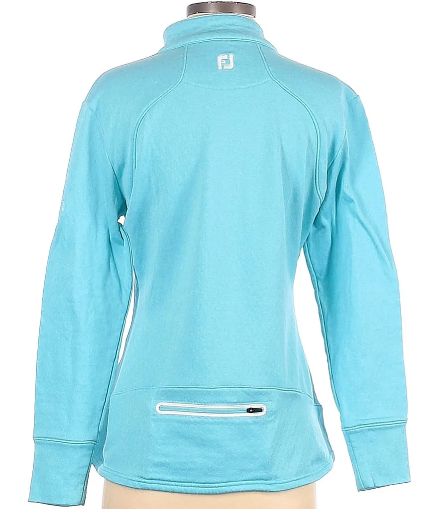 Footjoy Aqua Blue Thermal Golf Pullover Size S. MSP$85