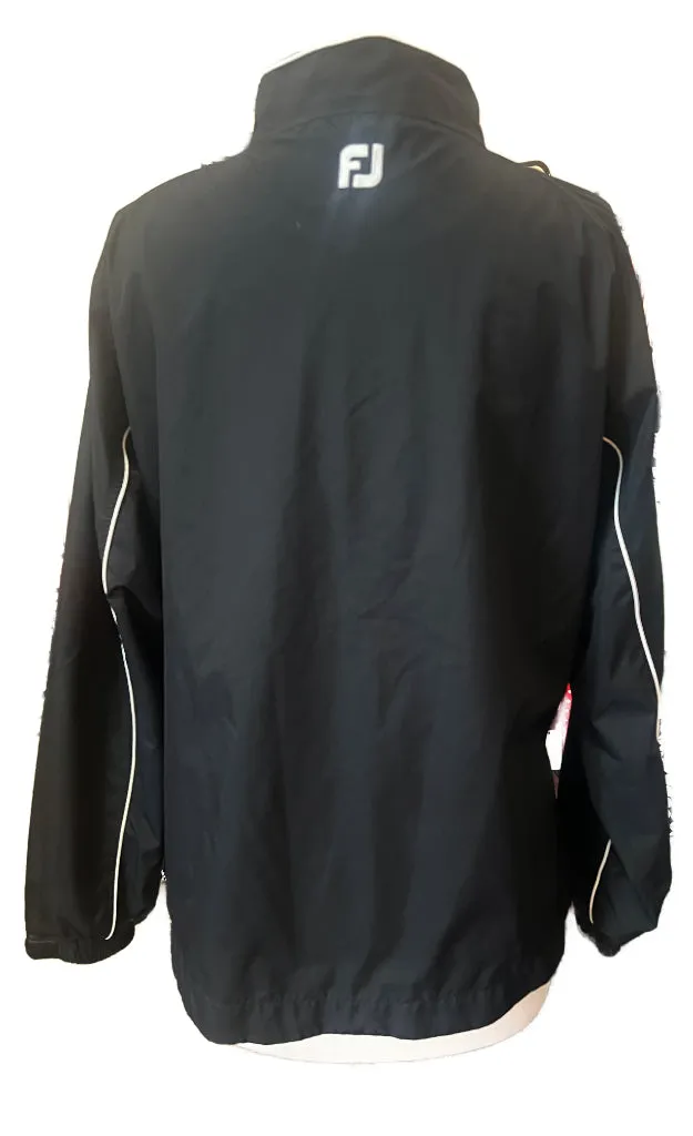 Footjoy Dryjoys Women's Black Full-Zip Rain Jacket Size L MSP$195