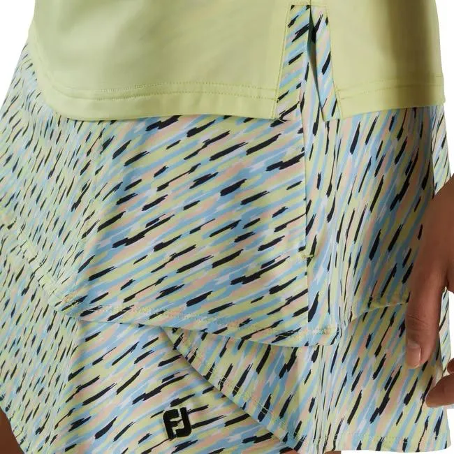 Footjoy Multicolored Print Layered Golf Skort Size M MSP$