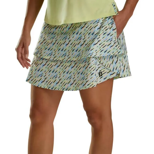 Footjoy Multicolored Print Layered Golf Skort Size M MSP$