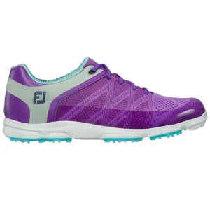 Footjoy Sport SL Spikeless in Purple/Light Blue Size 7.5 M