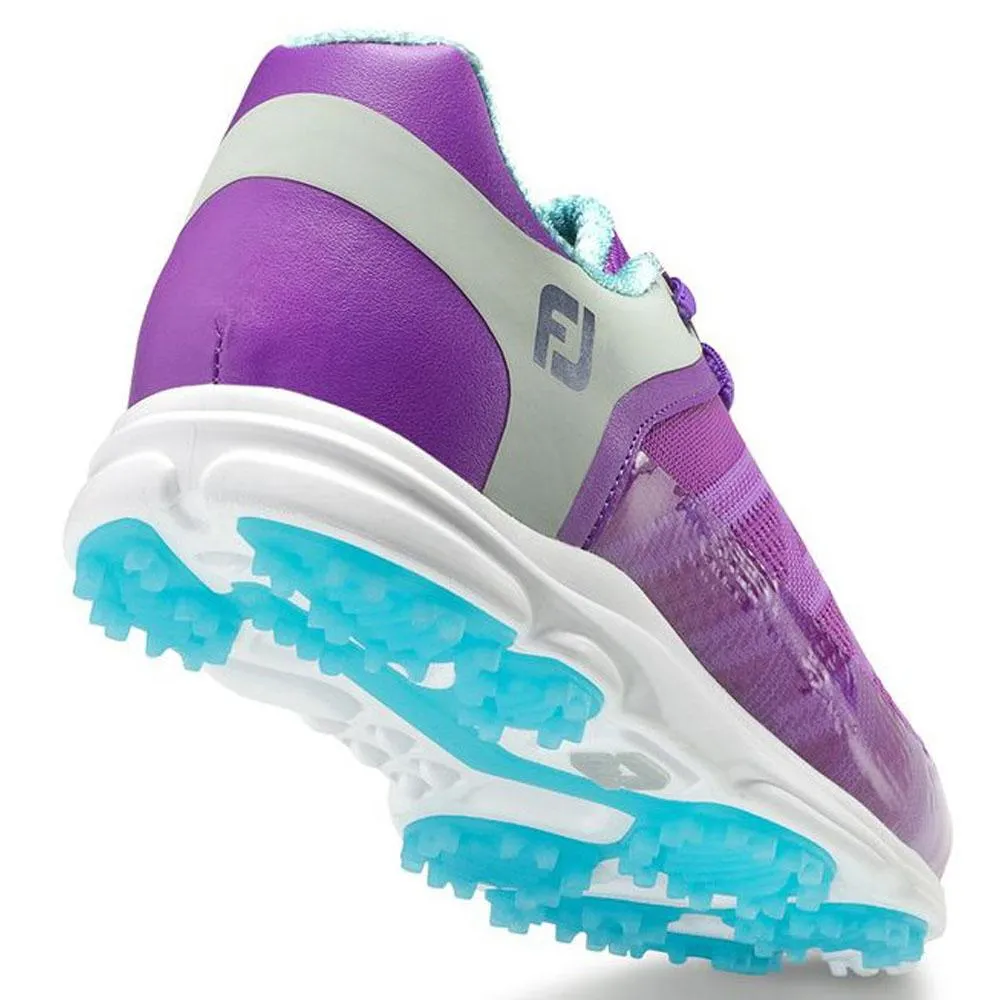 Footjoy Sport SL Spikeless in Purple/Light Blue Size 7.5 M
