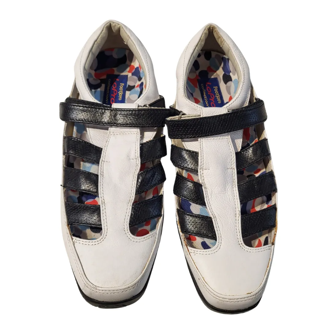 Footjoy Women's LoPro White & Black Golf Shoes