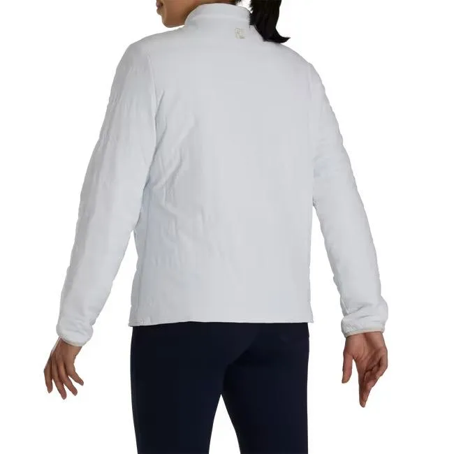Footjoy Women's White Insulated Half Zip Pullover Size XL MSP$165