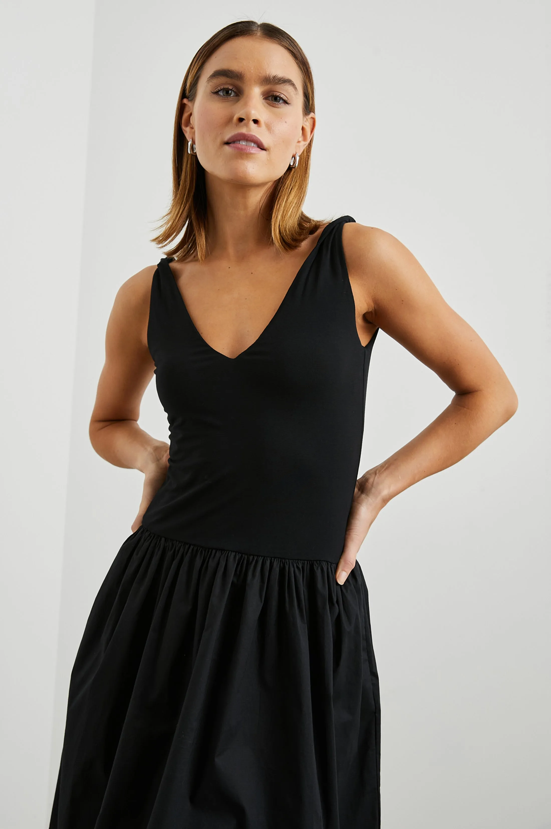 FRANCA DRESS - BLACK Rails