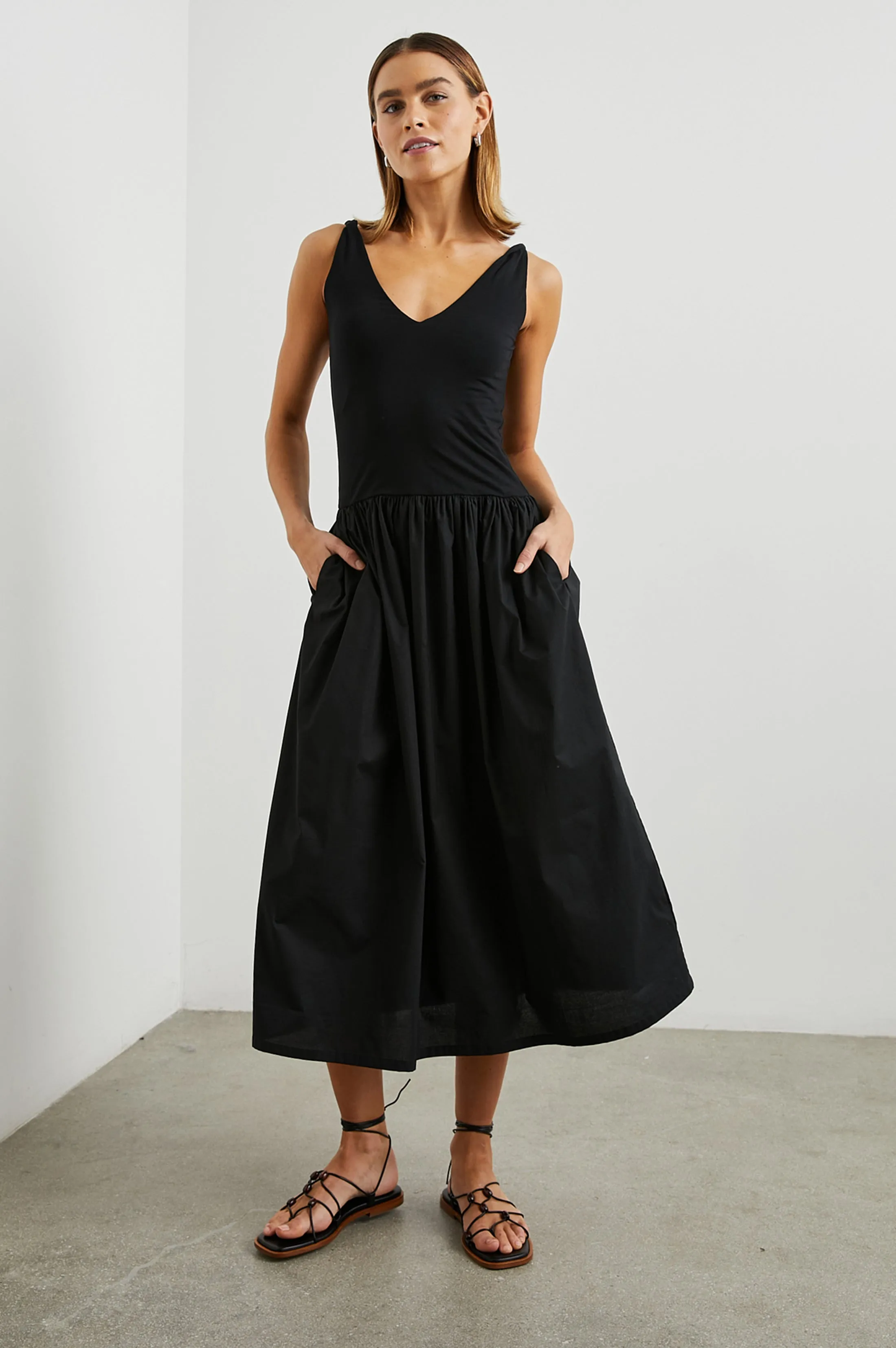 FRANCA DRESS - BLACK Rails