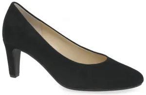 Gabor Edina 91.410 Womens Suede Leather Court Shoe