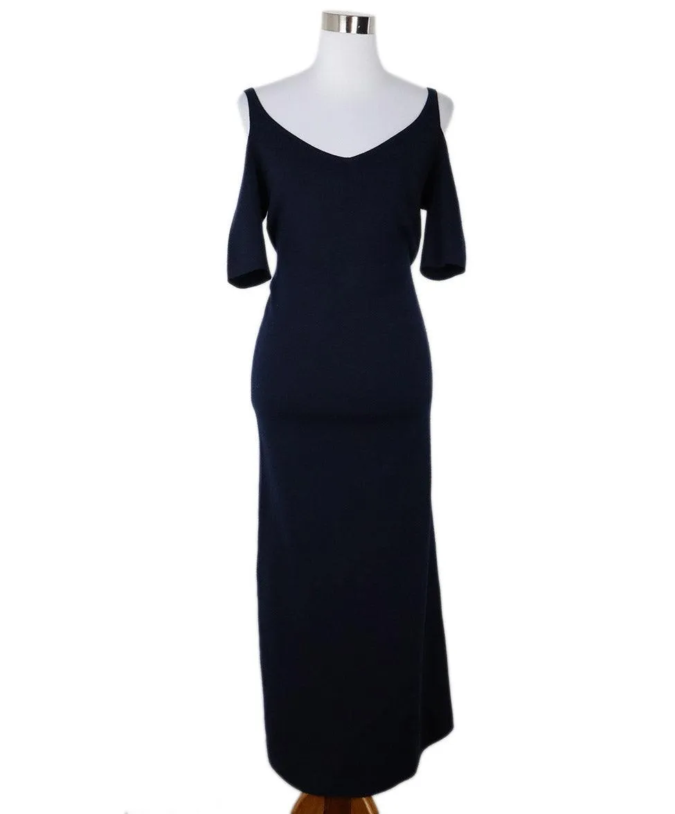 Gabriela Hearst Navy Cashmere Dress sz 4