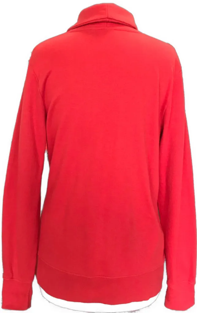 Gear Red Pullover Sweatshirt with Logo Size XL